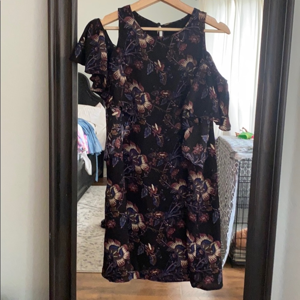 Cold shoulder dress